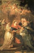 Peter Paul Rubens Aparicion of Maria to San IIdefonso USA oil painting artist